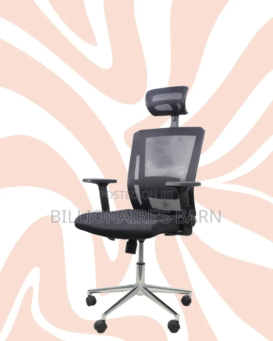 Ergonomic Mesh Chair With Headrest | Ideal for Home Office
