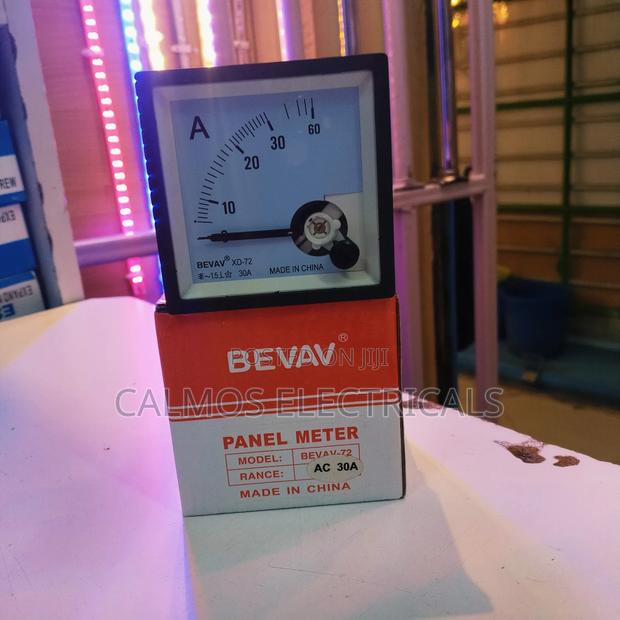 Panel Ammeter 0 to 60,30a - main view
