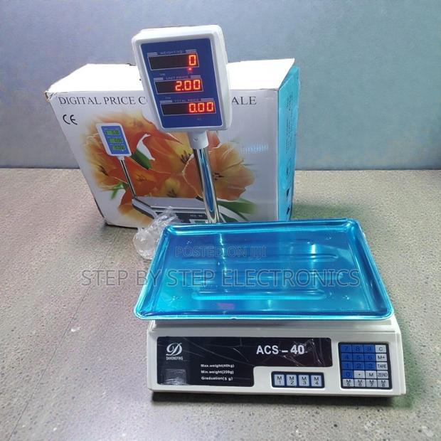Super Quality Acs 40 Price Computing 40kgs Digital Scale Led Display