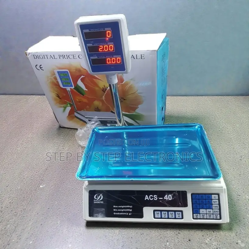 Super Quality Acs 40 Price Computing 40kgs Digital Scale Led Display