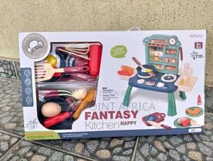 30 Pcs Fantasy Kitchen Play Set With Light And Sound For Girls S