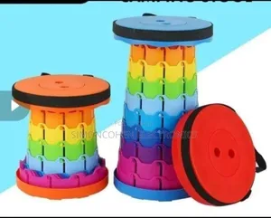 Multipurpose Retractable/Portable Rainbow Stool