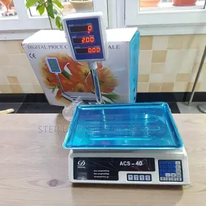 Acs 40 40kgs Digital Price Weight Scale Energy Saving Led Display