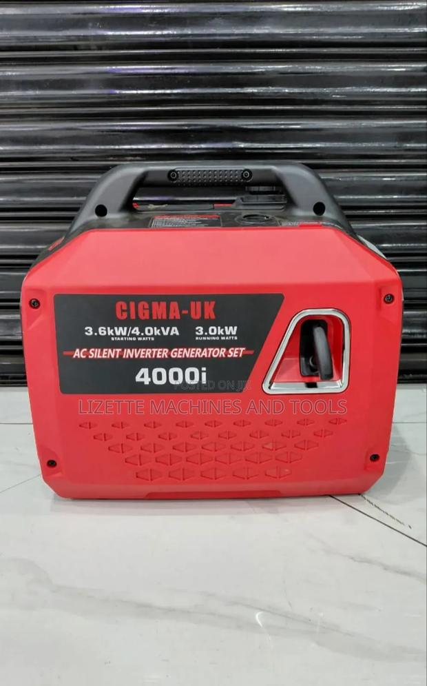 Cigma Uk 3.6kw/4kva 4000i Petrol Silent Inverter Generator