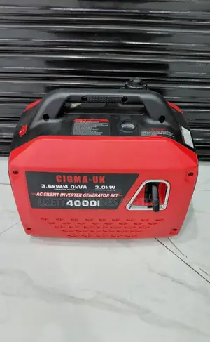 Cigma Uk 3.6kw/4kva 4000i Petrol Silent Inverter Generator (Keystart)