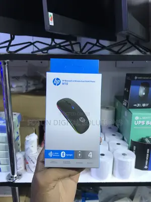 Hp W10 Slim Wireless Mouse - Rechargeable Portable