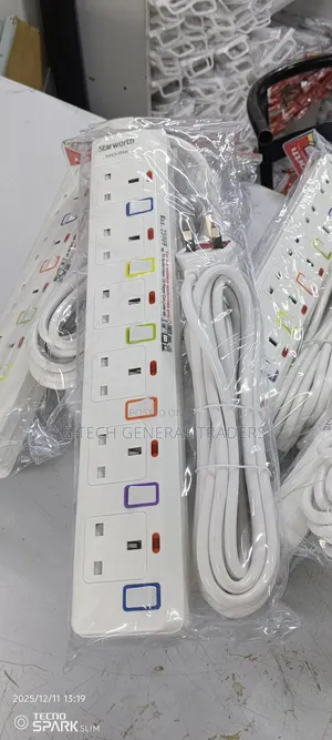 Star Worth 6-way Heavy Duty Extension Cable With Switches