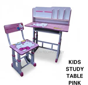 Kids Study Table With Shelves