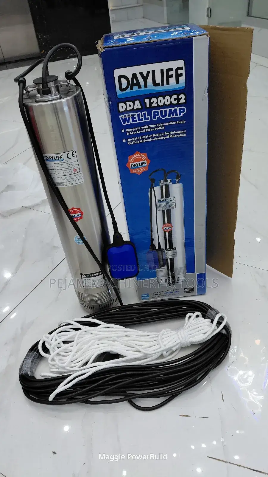 Dayliff Dda1200c2 Submersible Well Pump