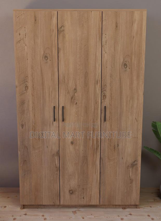 Three-Door Veneered Wood Cabinet - thumbnail 9
