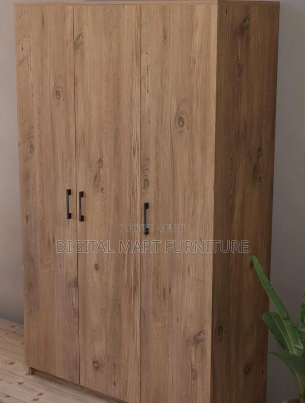 Three-Door Veneered Wood Cabinet - thumbnail 10