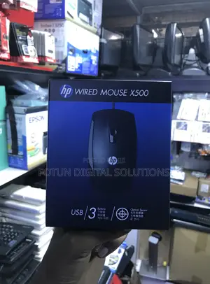 Hp X500 Wired Mouse - Reliable Usb Optical Mouse