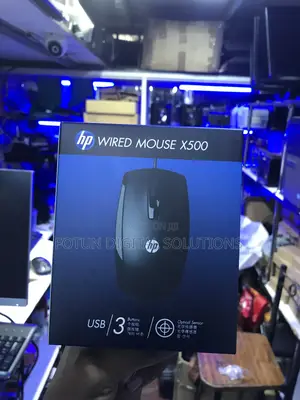 Hp X500 Plug-and-Play Usb Mouse - Simple Instant Setup