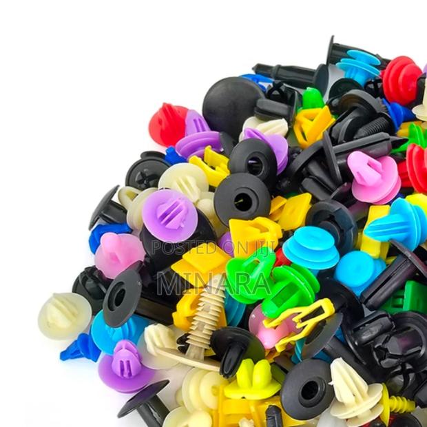 500 Pcs, Auto Body Clips, Mixed Trim Retainer Clip, Plastic Car Rivets - thumbnail 3