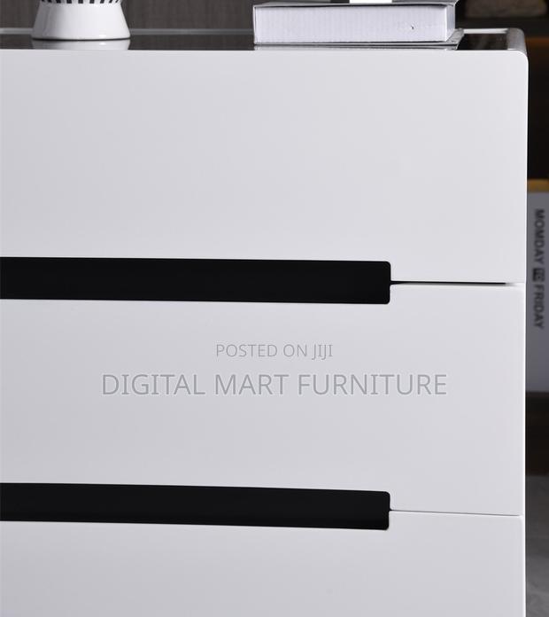 White Two-Tier Bedside Cabinet - thumbnail 12