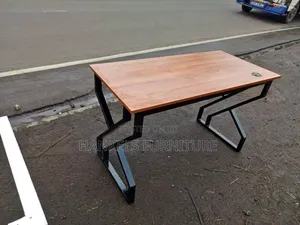 Industrial-Grade Metallic Desk – Durable Workstation
