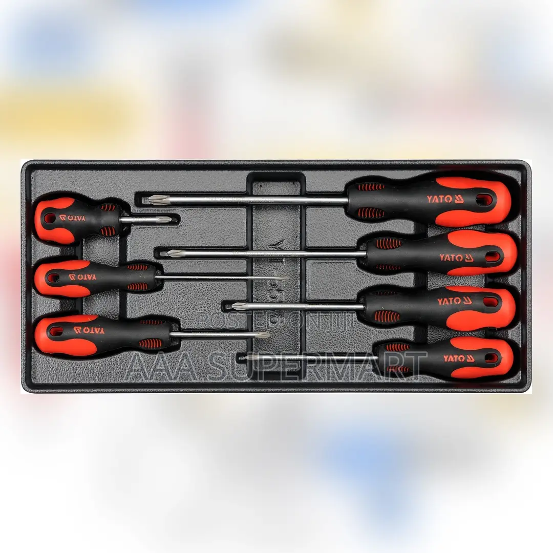 Yt-5536 Pvc Tray With 7pcs Phillips Screwdrivers