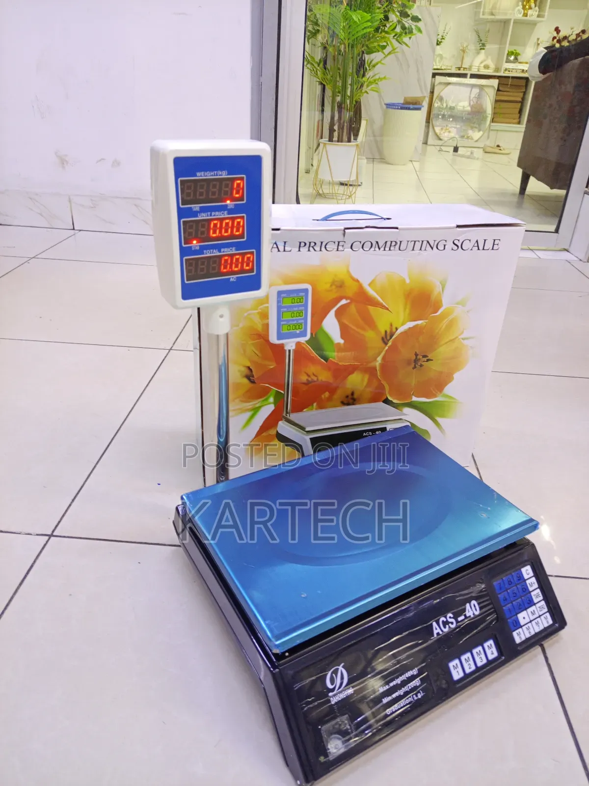 Acs 40 Commercial Digital Weighing Scale Acs-40 –With Double Display