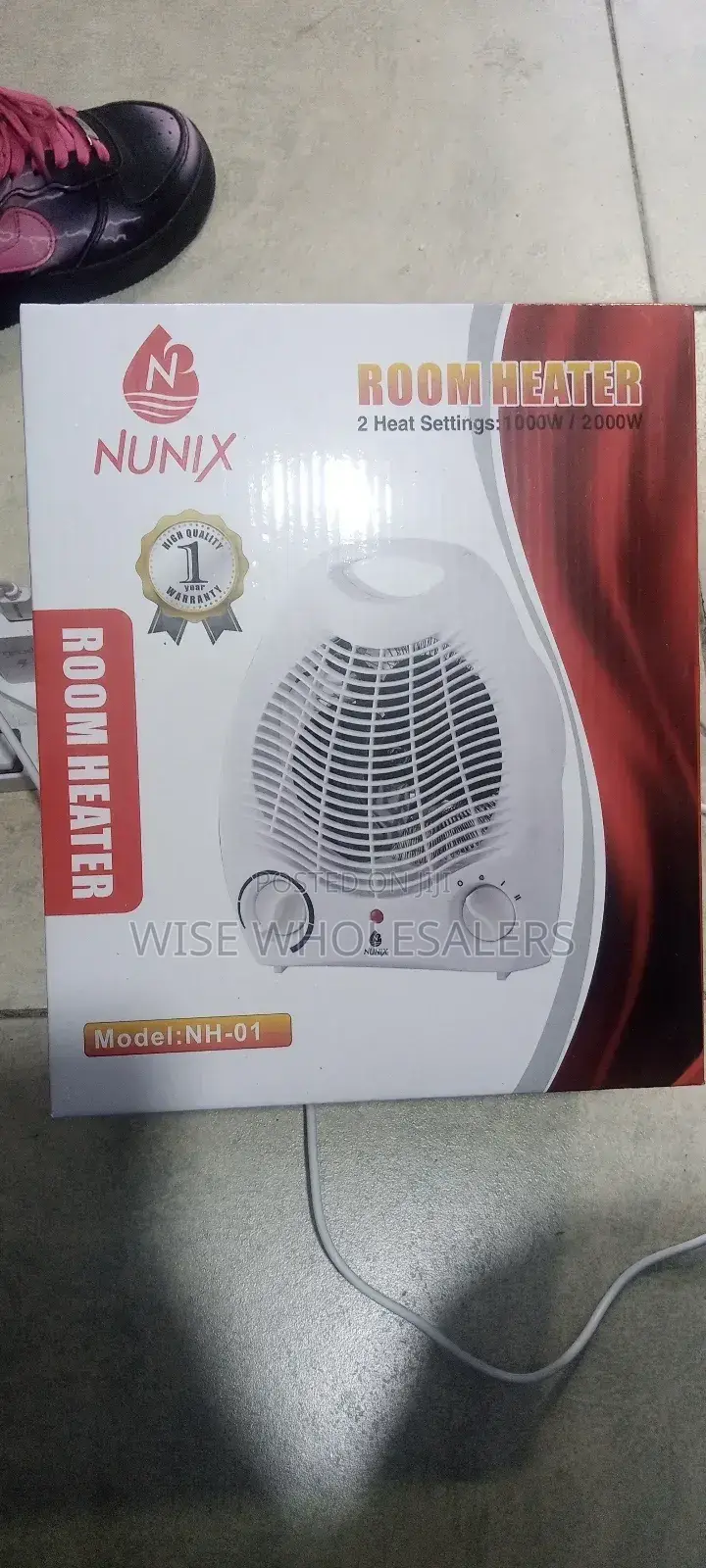 Nunix Electric Room Space Heater Air Conditioner