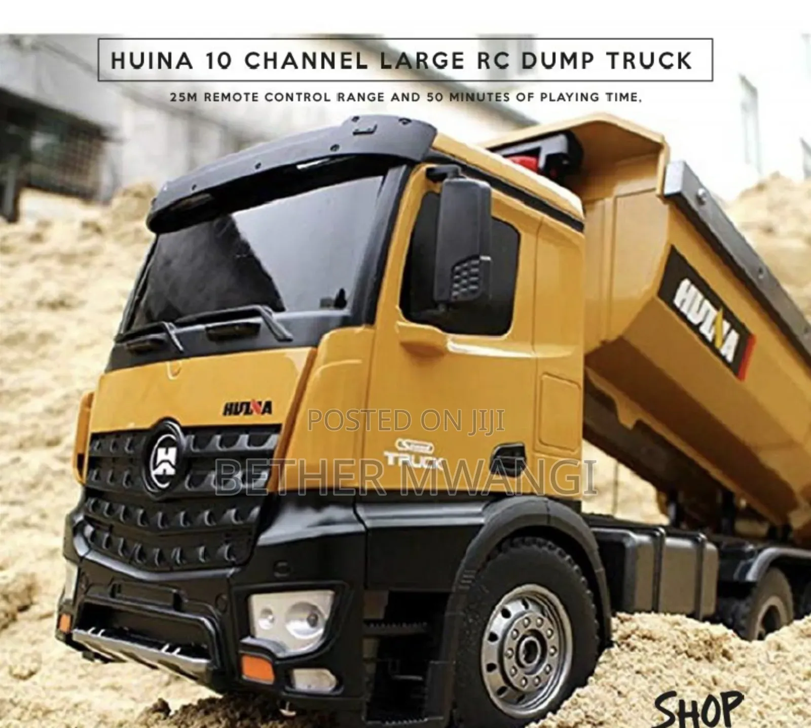Huina 1580-xx- Large Rc Dump Truck In Kenya