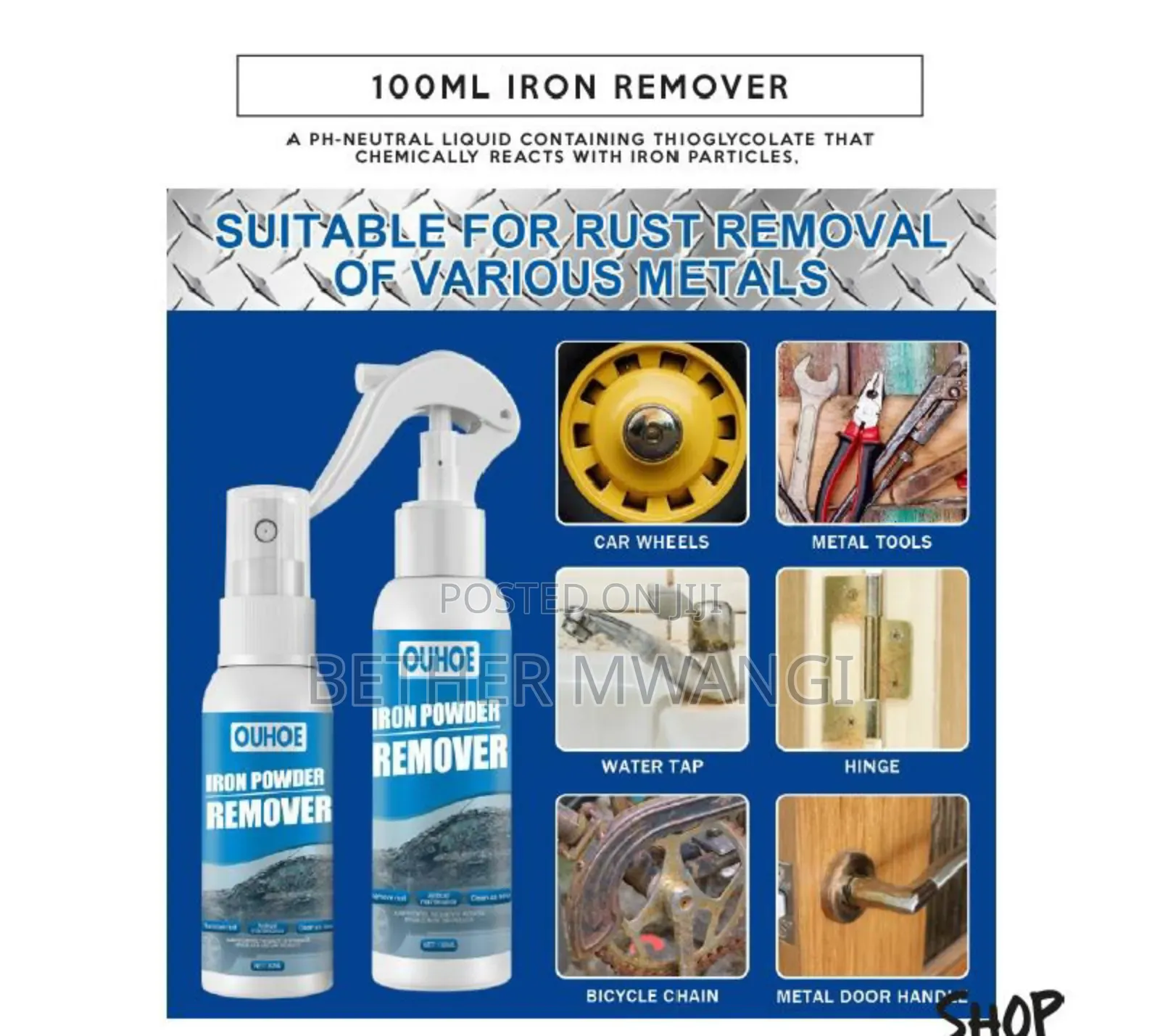 100ml Iron Remover In Kenya