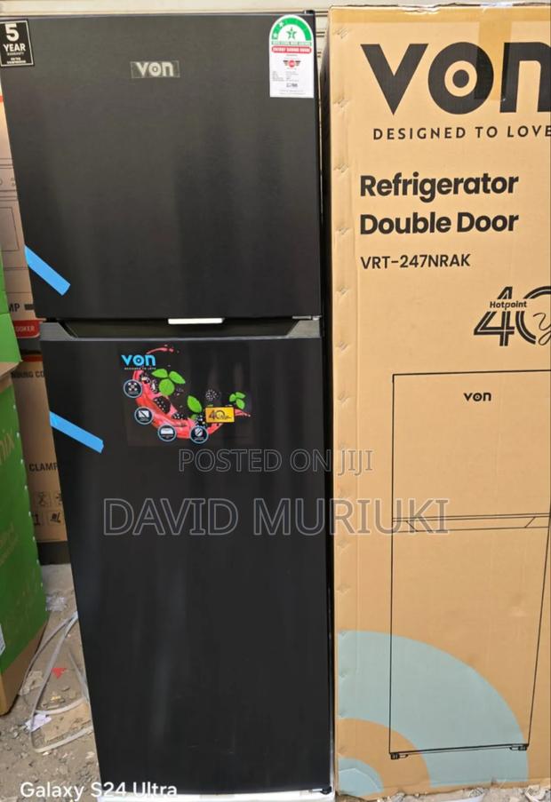 Von 247 Litres Nofrost Double Door Refrigerator - main view