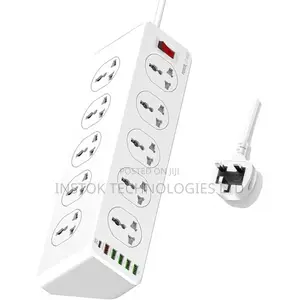 Ldnio 10 Outlet Power Strip Extension Cable 2500w