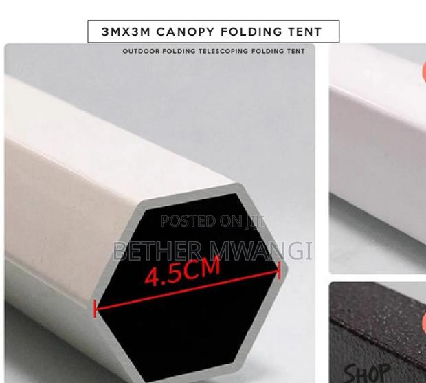 3m*3m  Canopy Folding Tent In Kenya - thumbnail 2