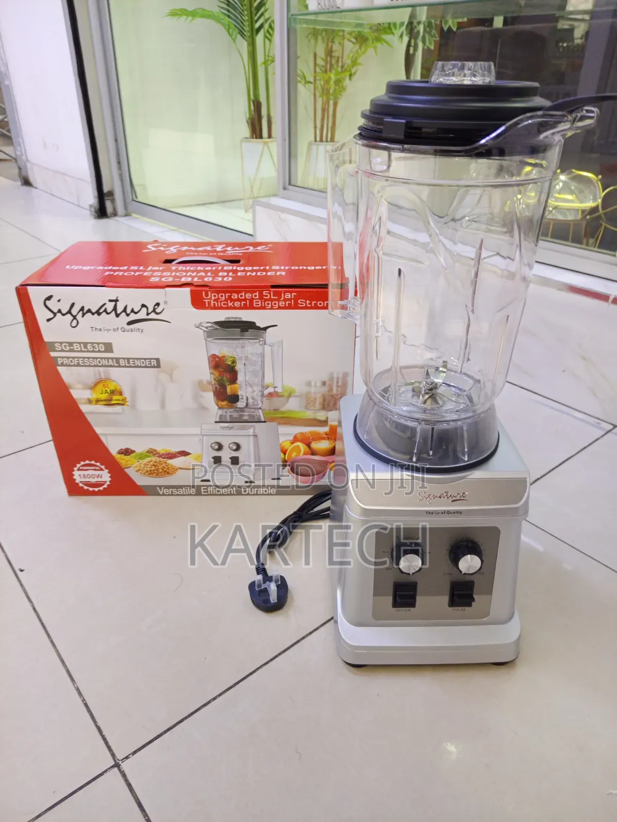 5 L Commercial Signature Blender – Thick Jar, Strong Motor
- Bl630