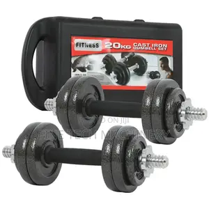 20kg Cast Iron Dumbells Set