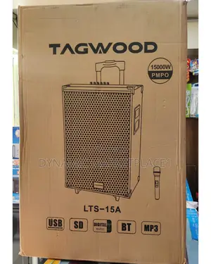 Tagwood LTS-15a 15" Rechargeable Bluetooth Trolley Speaker With Mic