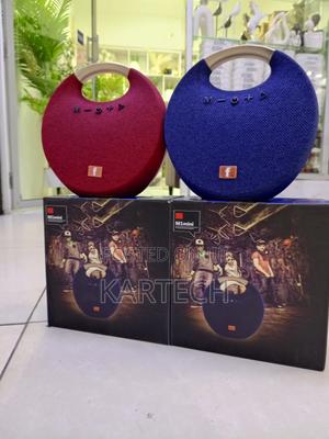 Mini Round Wireless Speaker – Fm, Bluetooth, Usb, Aux - thumbnail 2