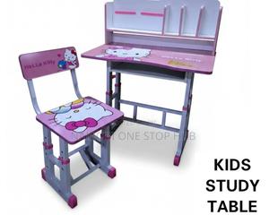 Adjustable Hello Kitty Kids Study Table and Chair Set. - thumbnail 2