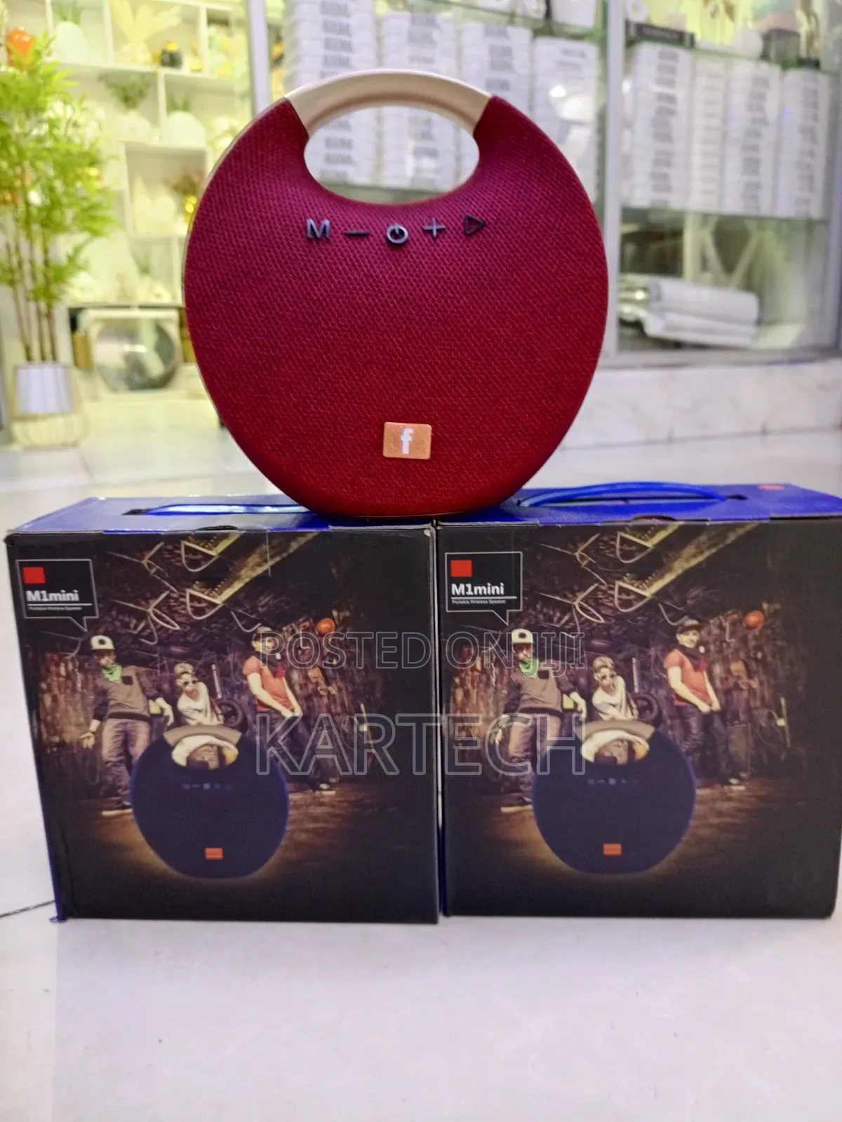 Rechargeable M1 Mini Speaker – Fm Radio + Usb + Tf Card