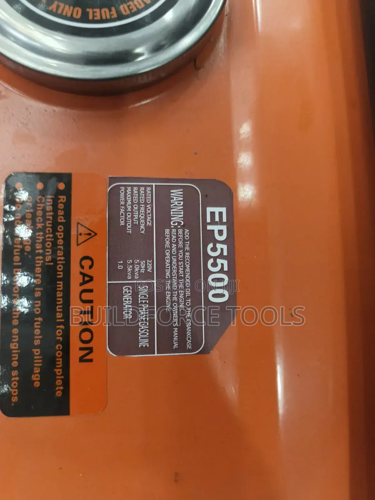 Single Phase Uk Cigma Gasoline Generator