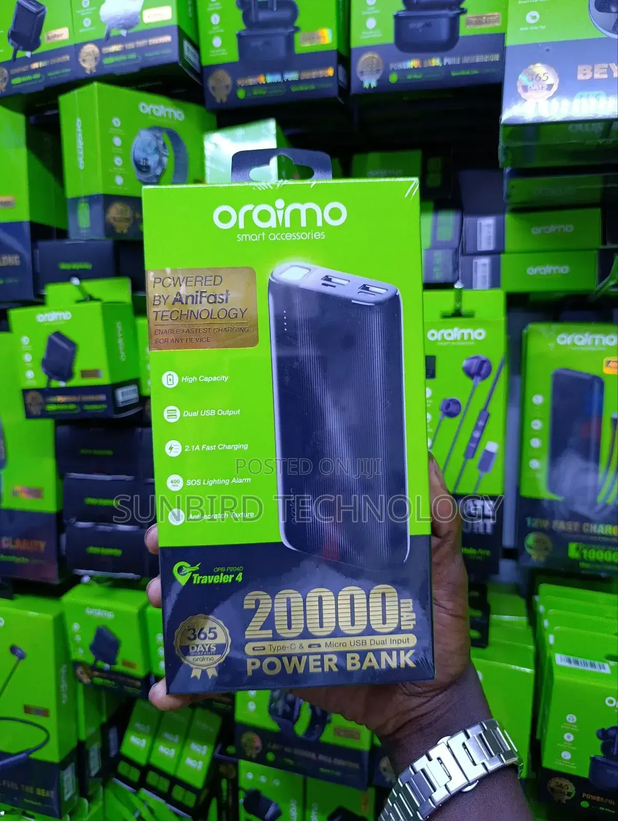 Oraimo Traveler 4 Opd-P204d 20,000mah Powerbank