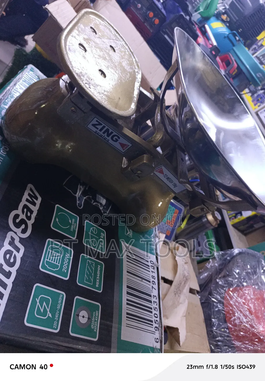 Commercial Zinc Weighing Scale