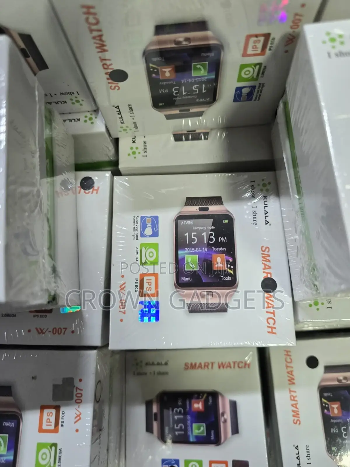 W007 Smartwatch Phone 1.56" Touchscreen With Sim Pedometer