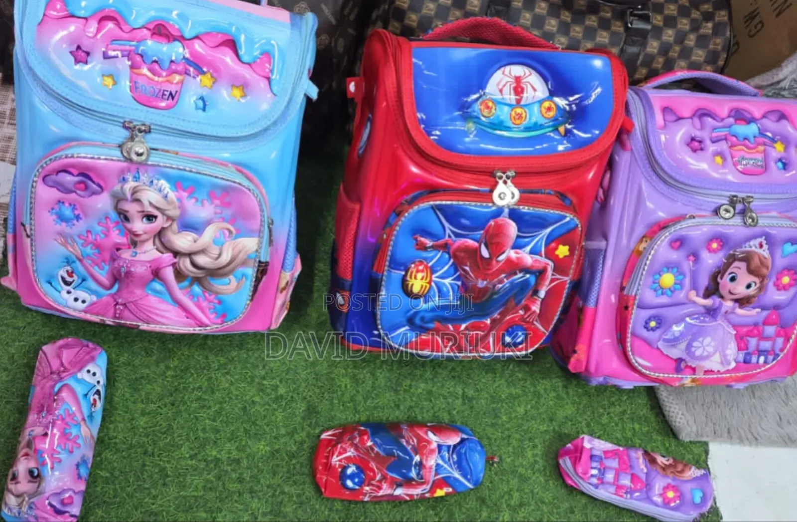 2 in 1 Cartoon Themed Waterproof Bag
