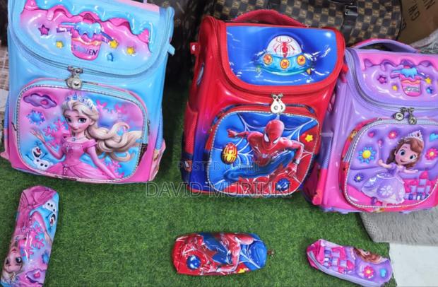 2 in 1 Cartoon Themed Waterproof Bag