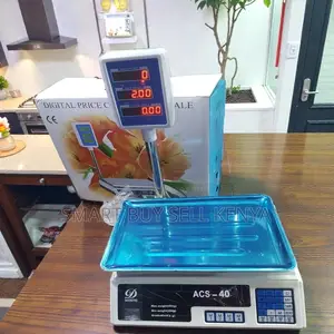 Acs 40 Digital 40kgs Price Scale With Led Display Rechargeable