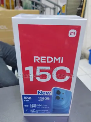 New Xiaomi Redmi 15C 4G 128 GB Black