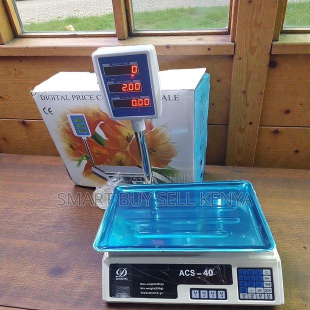 Acs 40 Electronic 40kgs Led Digital Price Computing Scale