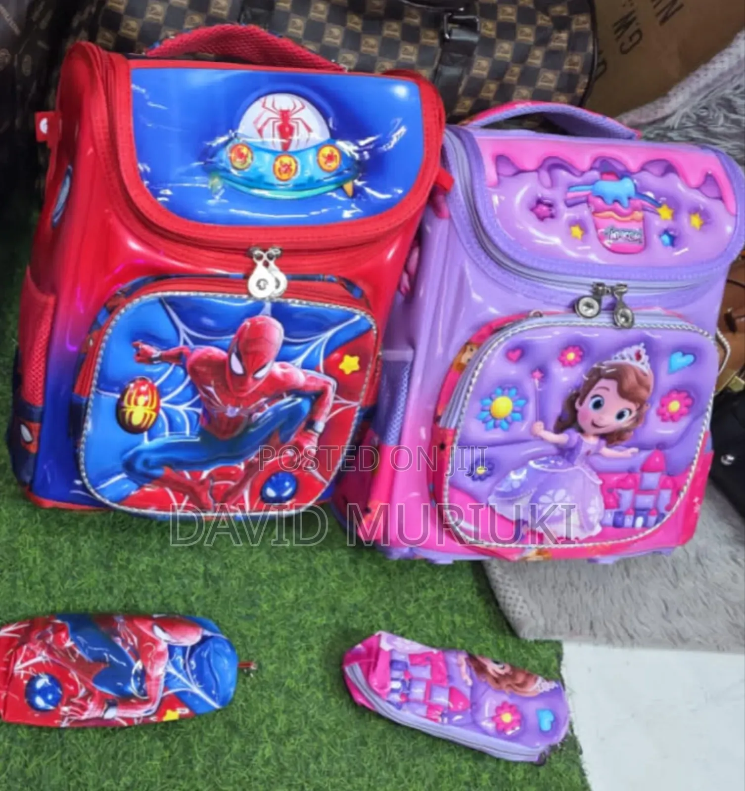2 in 1 Cartoon Themed Waterproof Bag