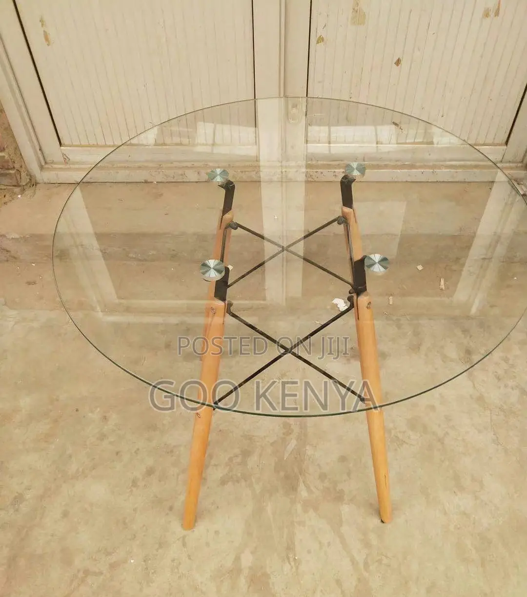 Home Table;Sleek Tempered Glass Coffee Table for Dining Coffee Shops