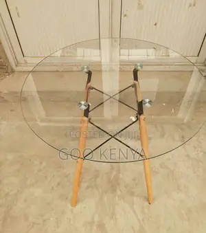 Home Table;Sleek Tempered Glass Coffee Table for Dining Coffee Shops