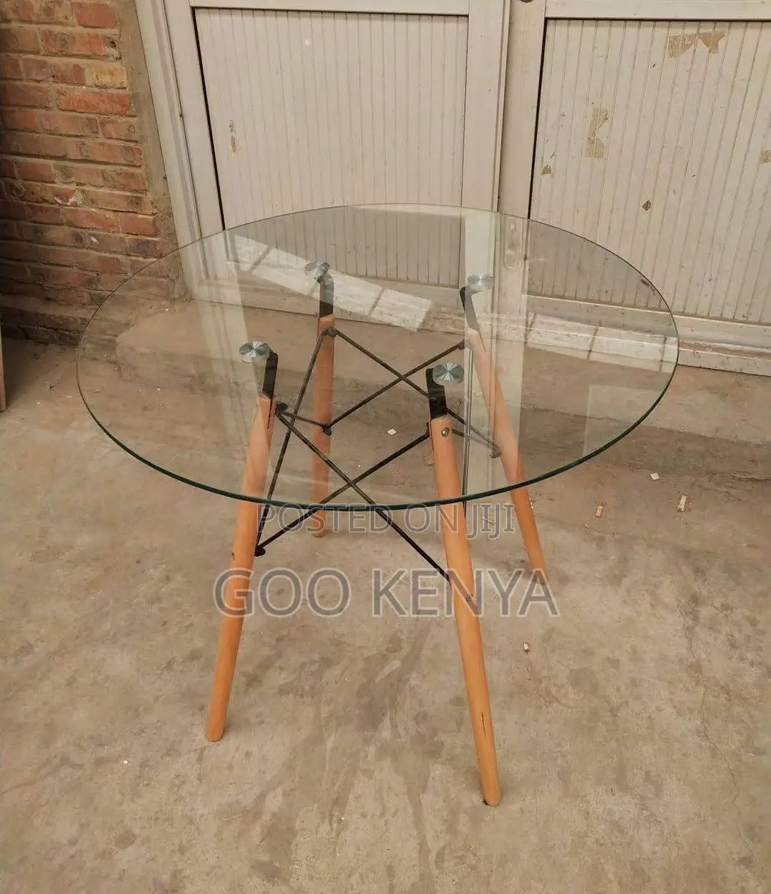 Home Table;Sleek Tempered Glass Coffee Table for Dining Coffee Shops