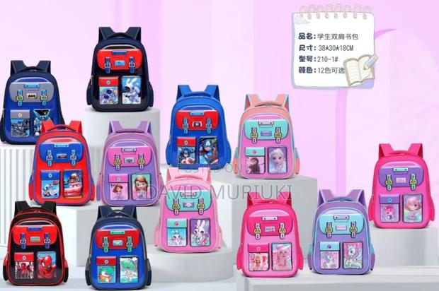 Kids Cartoon Bag 
Waterproof 
With Multiple Pockets - thumbnail 2