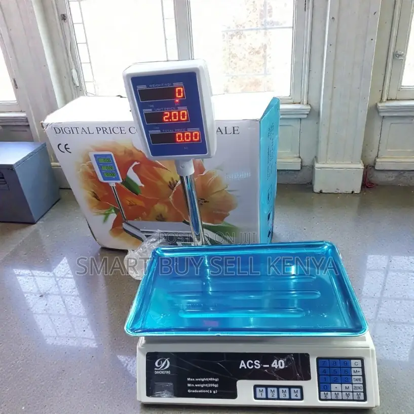Acs 40 40kgs Computerized Weighing Scale 1 Year Warranty High Quality