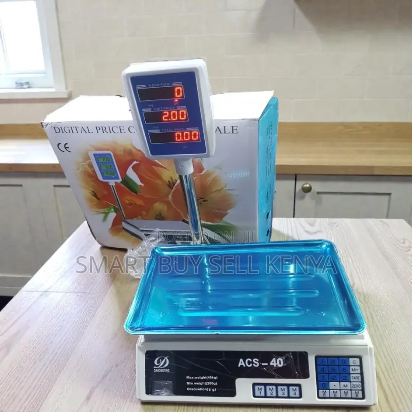 Acs 40 40kgs Digital Scale Reliable Performance With Led Display